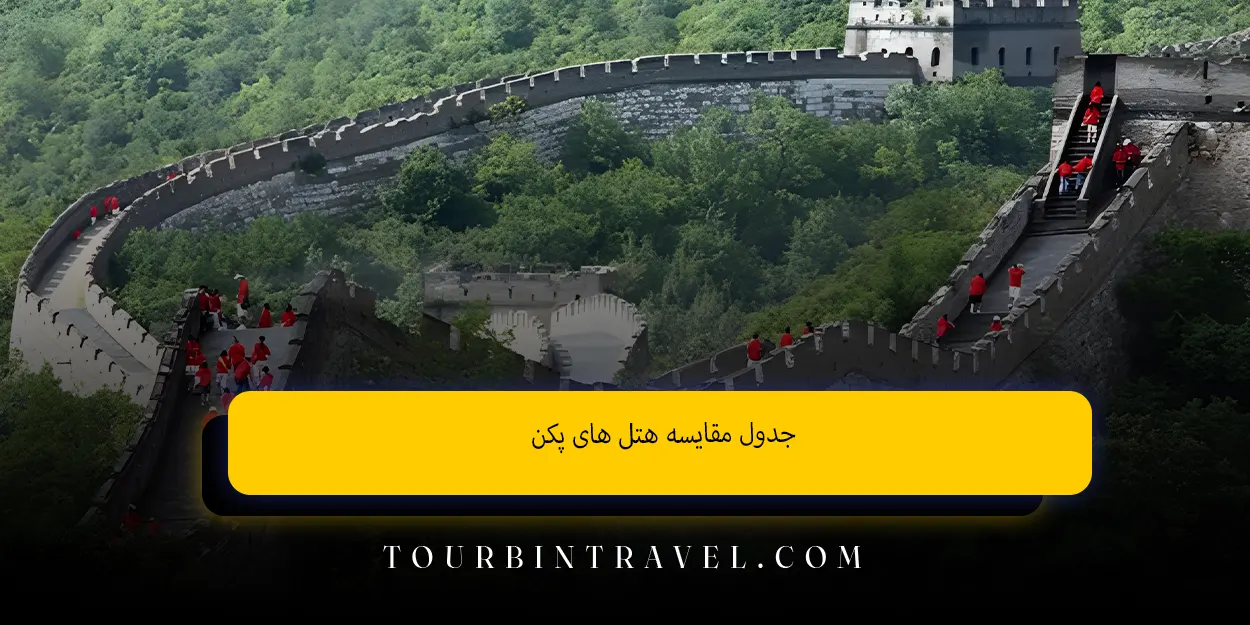 جدول مقایسه هتل های پکن